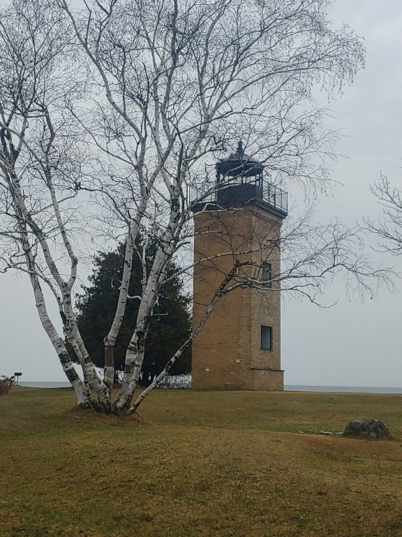 An image of Peninsula Point Hiking Trail Lighthouse