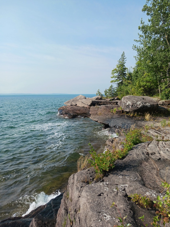 An image of Point Abbaye Natural Area Lake Superior Shoreline